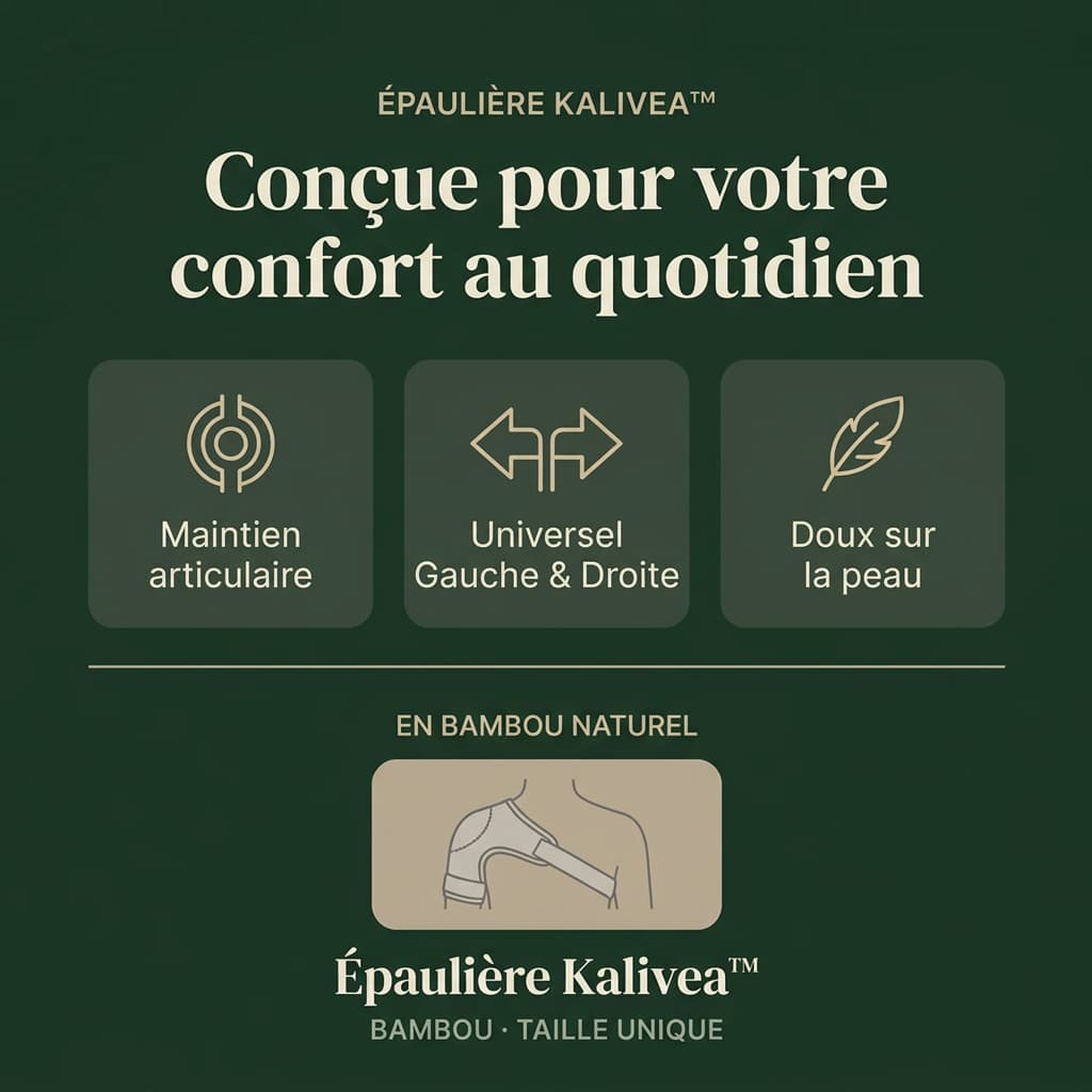 Épaulière Kalivea™ en Bambou