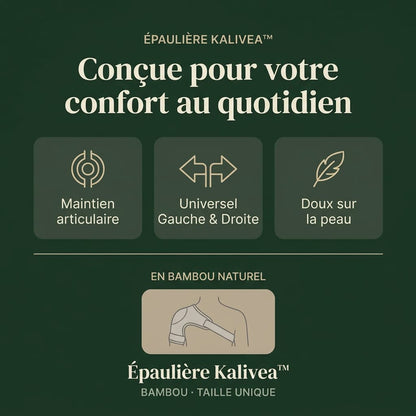 Épaulière Kalivea™ en Bambou