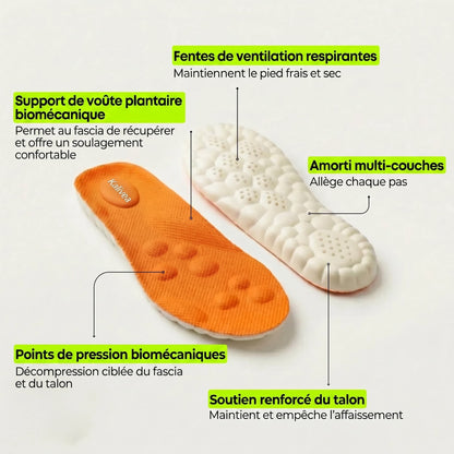 SoléCalm™ Semelles de soulagement pour douleurs de talon & fasciite plantaire